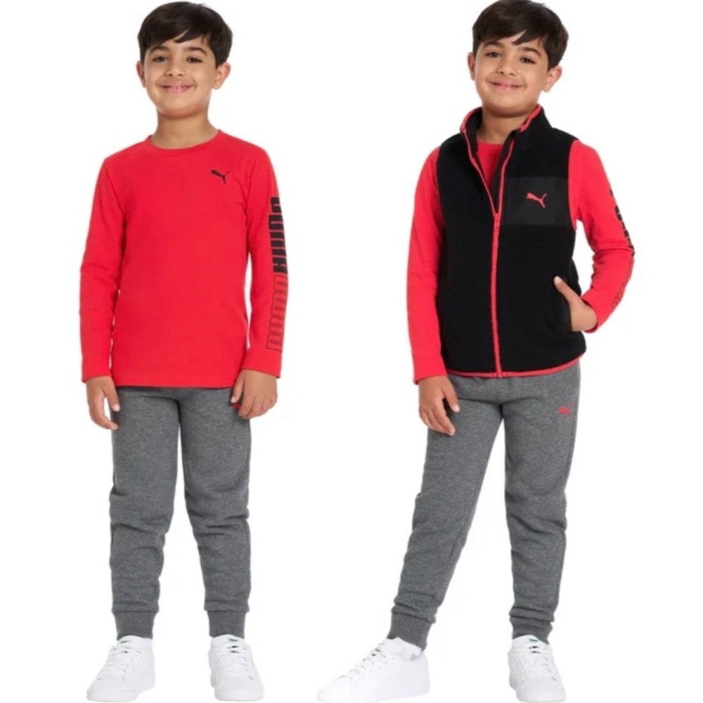 PUMA Kids' 3-piece Vest Set